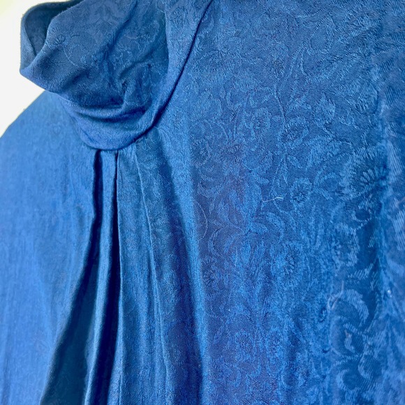 VINTAGE MATTHEW LOMBARDI MAGGY LONDON Womens Medium Floral Button Sleeveless Top - Picture 3 of 12